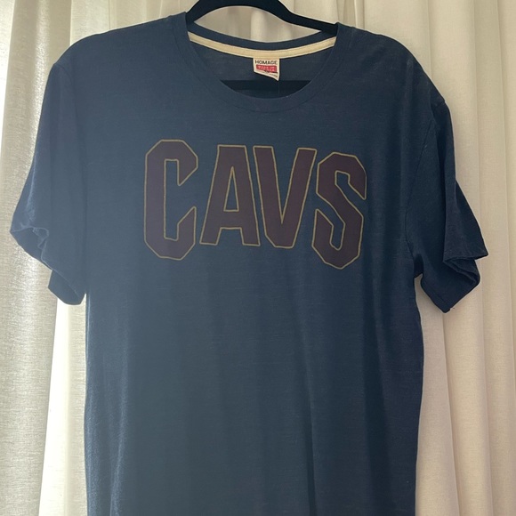 NWT Blue Homage Cleveland Cavaliers Cavs Shirt - Picture 2 of 3